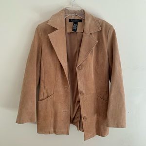 Vintage Suede Camel Jacket